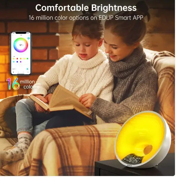 WiFi Smart App Wake Up Clock WEM Support (www.WEM.support)