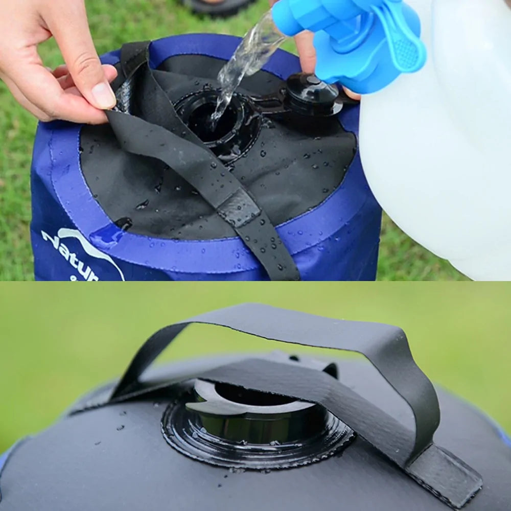 Outdoor Portable Inflatable Camping Shower WEM Support (www.WEM.support)