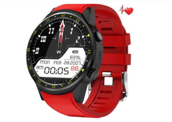 Sport-Pedometer GPS Smartwatch mit Kameraunterstützung WEM Support (www.WEM.support)