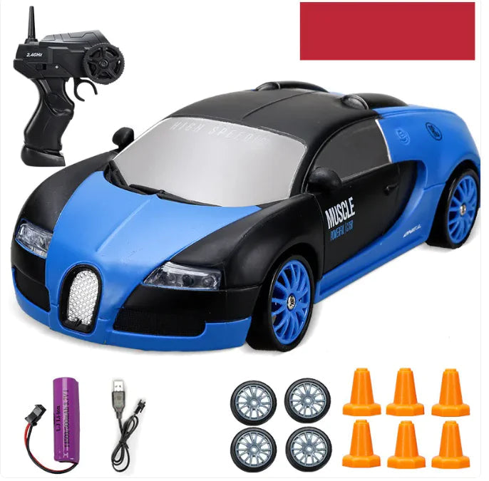 Huangbo 4WD Remote Control Car RC Drift Car Electric Charging Toy WEM Support (www.WEM.support)