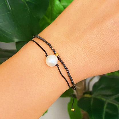 Genuine Pearl Color Dream Bracelet Set Of 2 WEM Support (www.WEM.support)