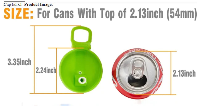 Soda Can Lid with Straw WEM Support (www.WEM.support)