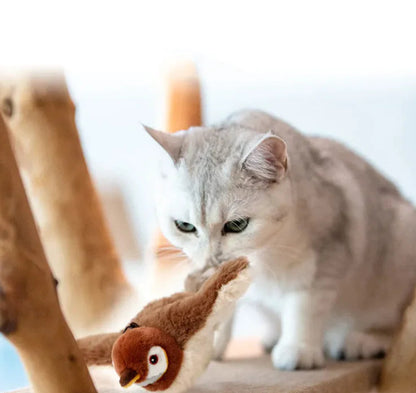 Winged Bird & Fish Sound Plush Toy WEM Support (www.WEM.support)