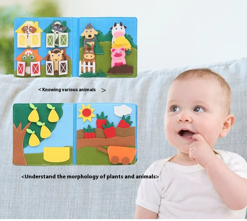 Kit Educativo Infantil de Fieltro DIY