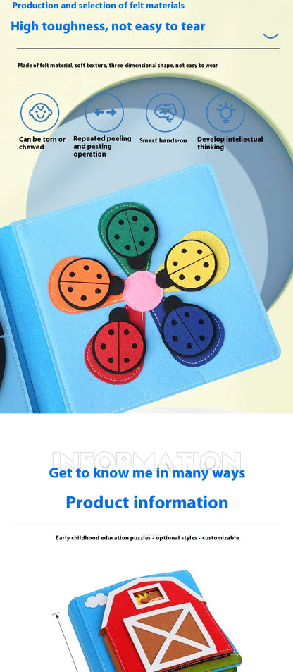 Kit Educativo Infantil de Fieltro DIY