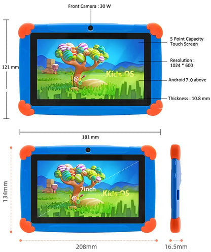 Educational 7-inch 18GB Children's Learning Tablet WEM Support (www.WEM.support)