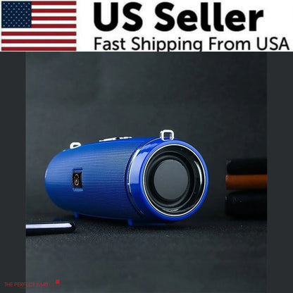 Bluetooth 5.1 Speaker Wireless Waterproof Outdoor Stereo LOUD Bass USB/TF Strap WEM Support (www.WEM.support)