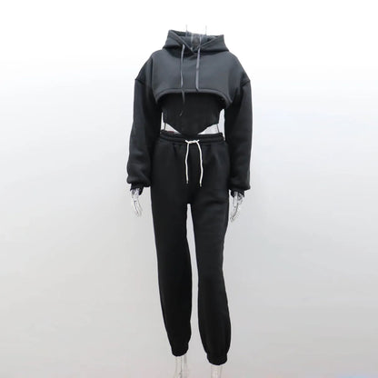 Gray Hooded 3-Piece Set WEM Support (www.WEM.support)