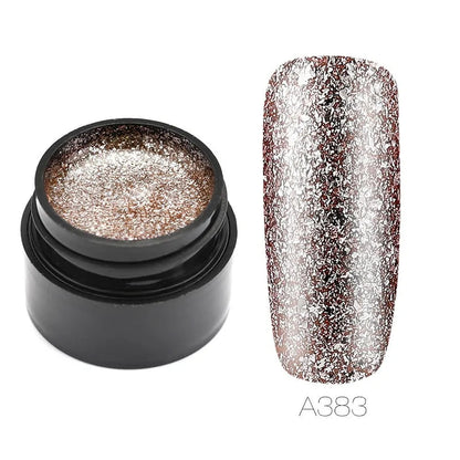 Hybrid Varnishes Gel Nail Polish Set Glitter WEM Support (www.WEM.support)