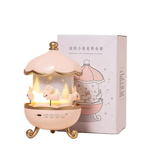 Projetor Musical Giratório de Coelho WEM Support (www.WEM.support)