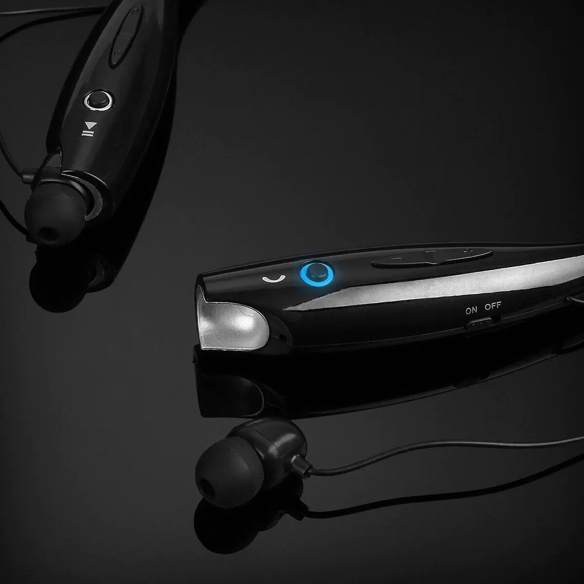 Bluetooth Neckband Wireless Headphones Mic Headset Stereo Earbuds Earphone WEM Support (www.WEM.support)