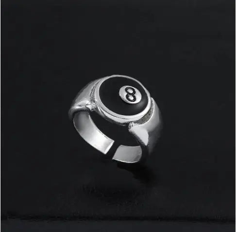 Billiard Number 8 Opening Adjustable Ring WEM Support (www.WEM.support)