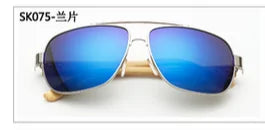 Wooden Metal Pilot Sunglasses WEM Support (www.WEM.support)