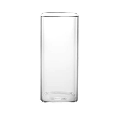 Square Transparent Coffee Cup with Lid WEM Support (www.WEM.support)