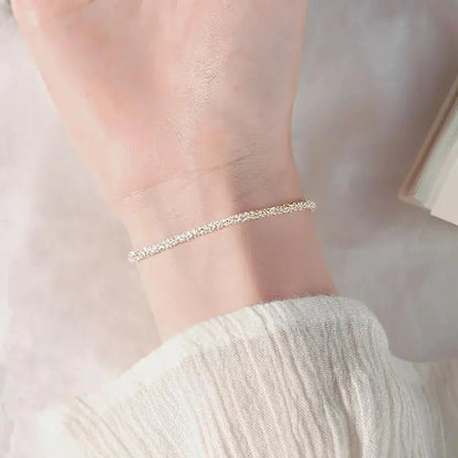 Starry Bracelet Sparkling Cauliflower Anklet Design Sense WEM Support (www.WEM.support)