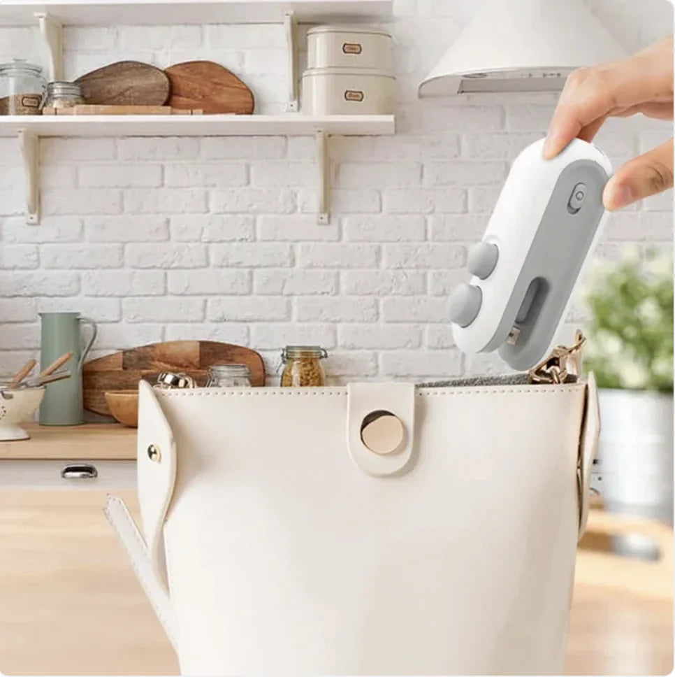 Portable USB Rechargeable Vacuum Sealer WEM Support (www.WEM.support)