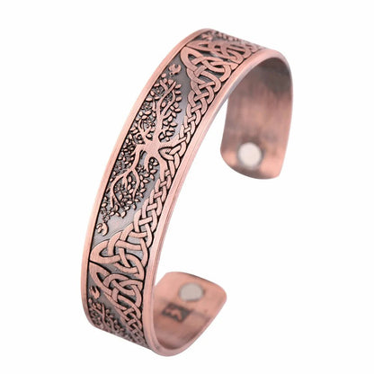 Life Tree Engraved Ankle Bracelet WEM Support (www.WEM.support)