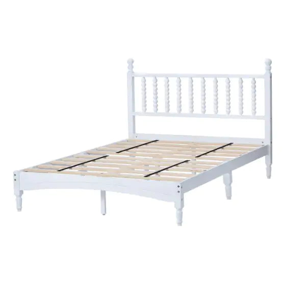 Solid Rubberwood Bed WEM Support (www.WEM.support)