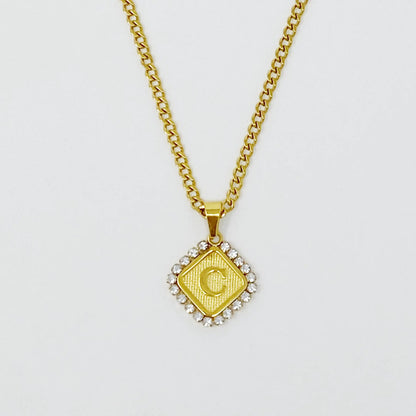 Aztec Delight Initial Necklace WEM Support (www.WEM.support)