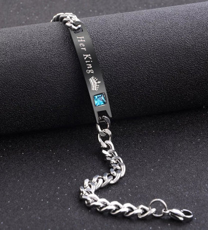 Trendy Lovely Couple Bracelets WEM Support (www.WEM.support)