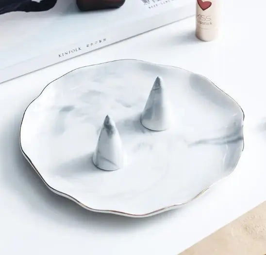 Marble Stand Jewelry Tray WEM Support (www.WEM.support)
