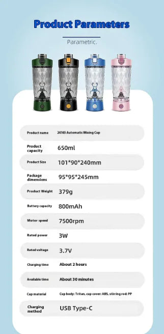 VibeMix Power Mixer Cup HejK.com Marketplace LLC