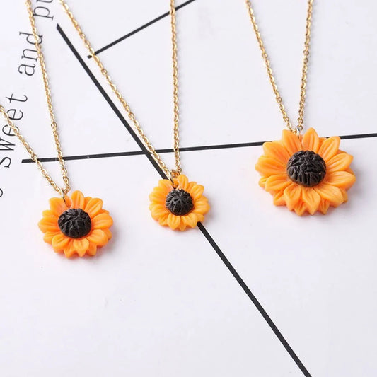 Sunflowers Necklace WEM Support (www.WEM.support)