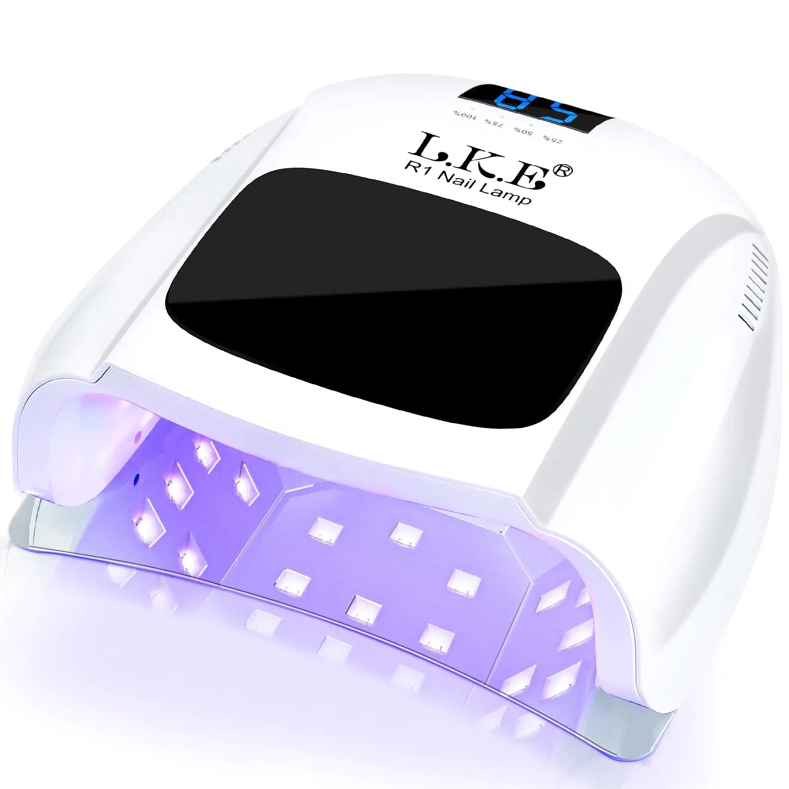 Lámpara UV Inalámbrica 80W para Uñas de Gel con Base Metálica HejK.com Marketplace LLC