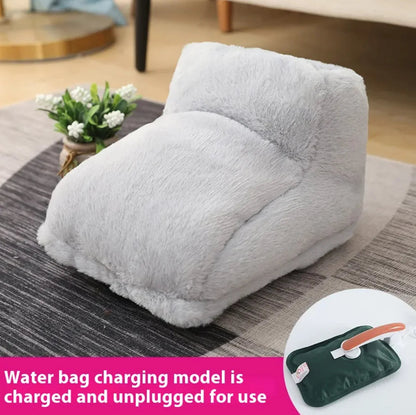 Electric Rabbit Fur Foot Warmer WEM Support (www.WEM.support)