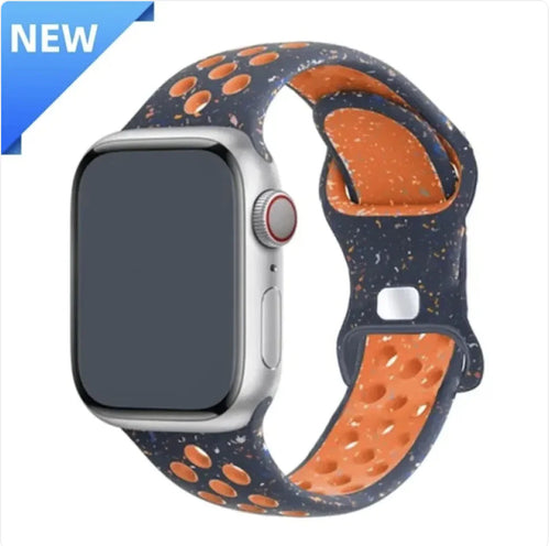 Two-Tone Silicone Sports Wristband WEM Support (www.WEM.support)