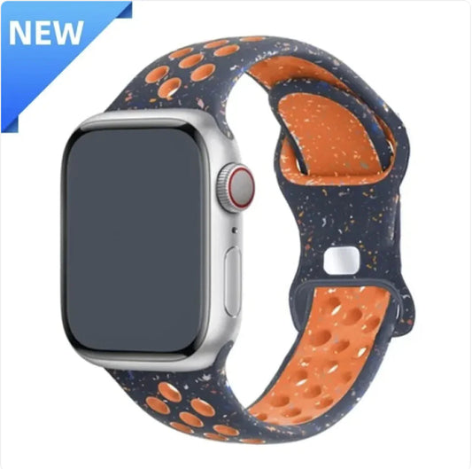 Two-Tone Silicone Sports Wristband WEM Support (www.WEM.support)