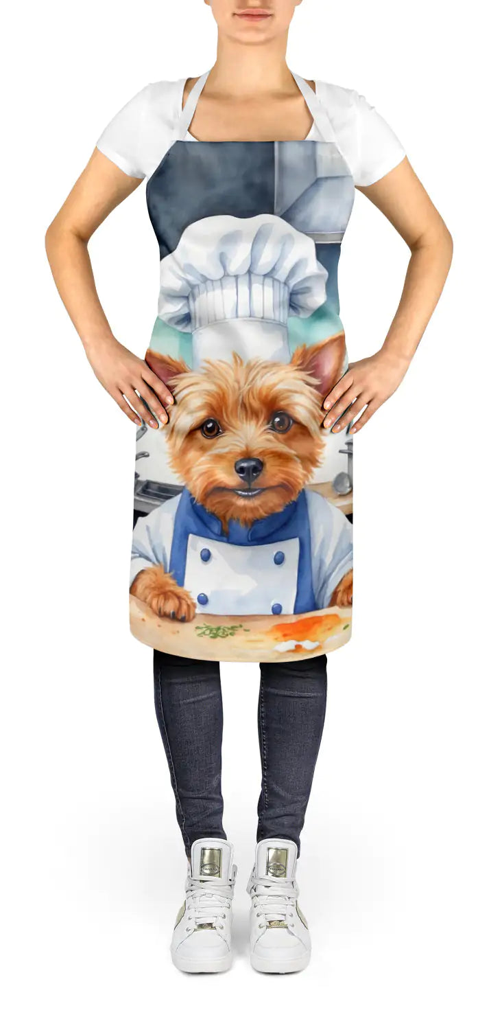 Australian Terrier The Chef Apron WEM Support (www.WEM.support)