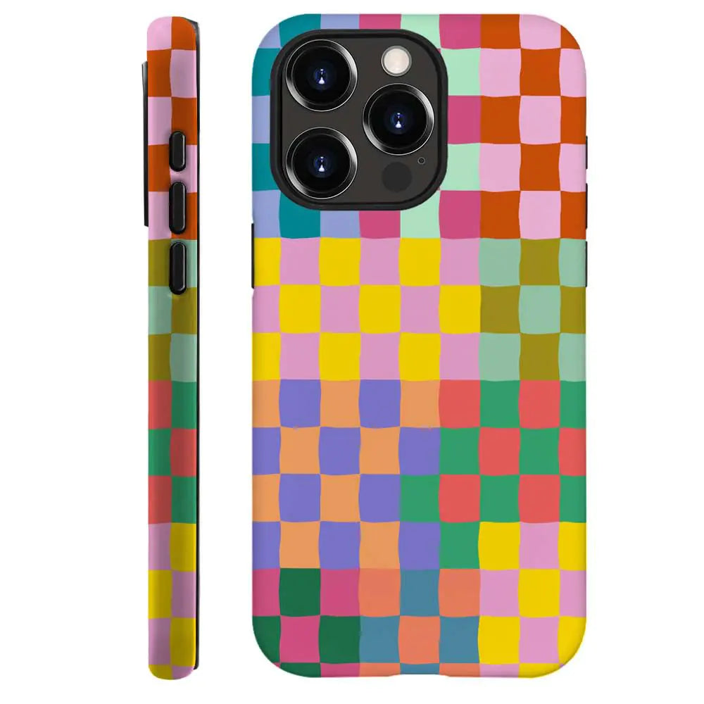 DAIZAG Case Compatible with for iPhone 12 Pro Max,Classic Checkerboard Plaid Phone Case for iPhone 12 Pro Max for Girl Women Boy Men HejK.com