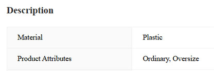 A white, minimalist-style Chinese vase made of resin, with a description that includes the material 'Plastic' and an attribute ' Ordinary, Oversize'. The image shows the vase with a clean and sleek design.