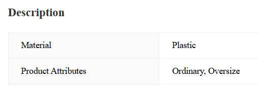 A white, minimalist-style Chinese vase made of resin, with a description that includes the material 'Plastic' and an attribute ' Ordinary, Oversize'. The image shows the vase with a clean and sleek design.