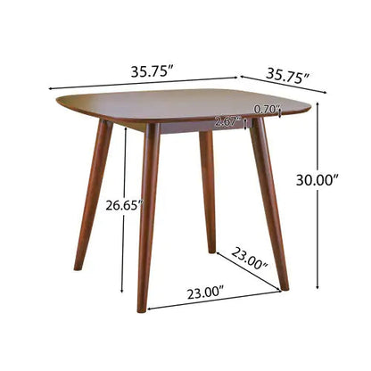 SQUARE DINNING TABLE WEM Support (www.WEM.support)