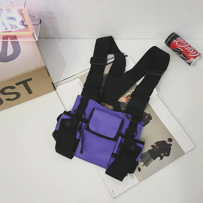 Taktische Hip Hop Streetwear-Weste WEM Support (www.WEM.support)