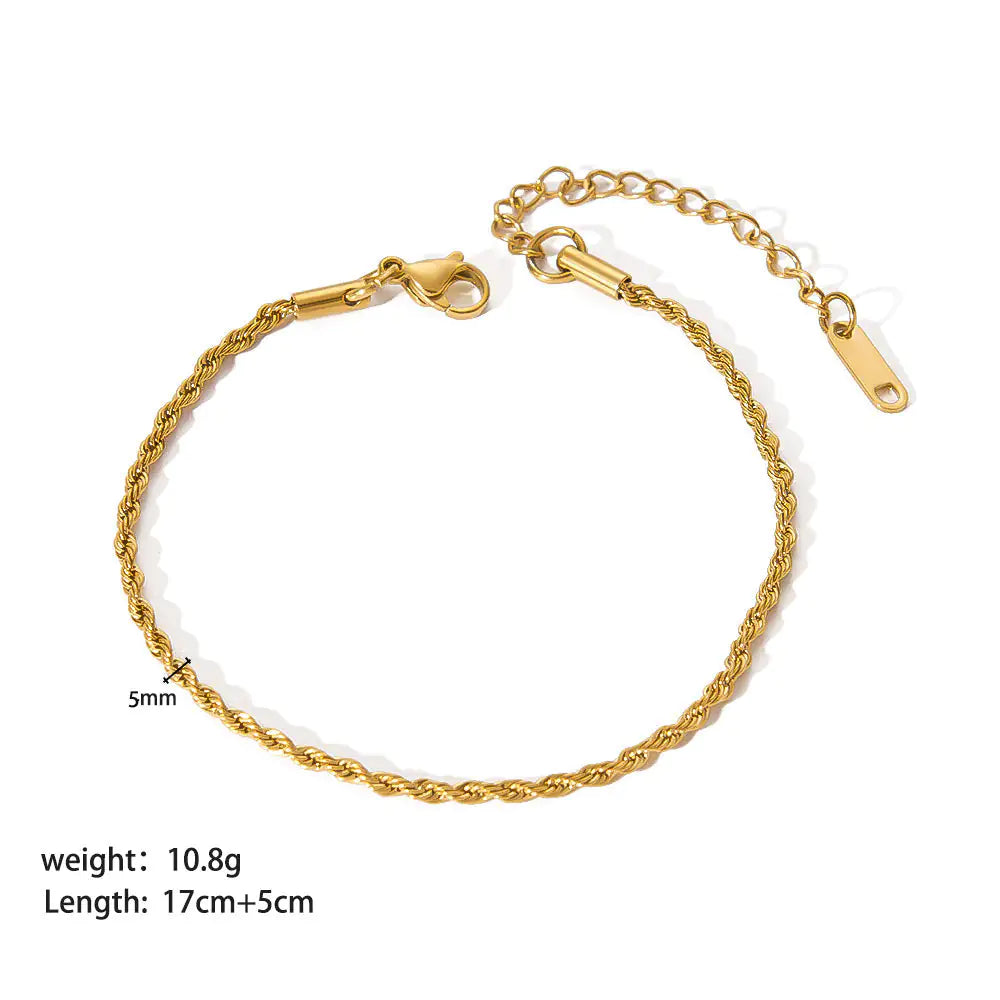 Stainless Steel Ornament Bracelet Female WEM Support (www.WEM.support)