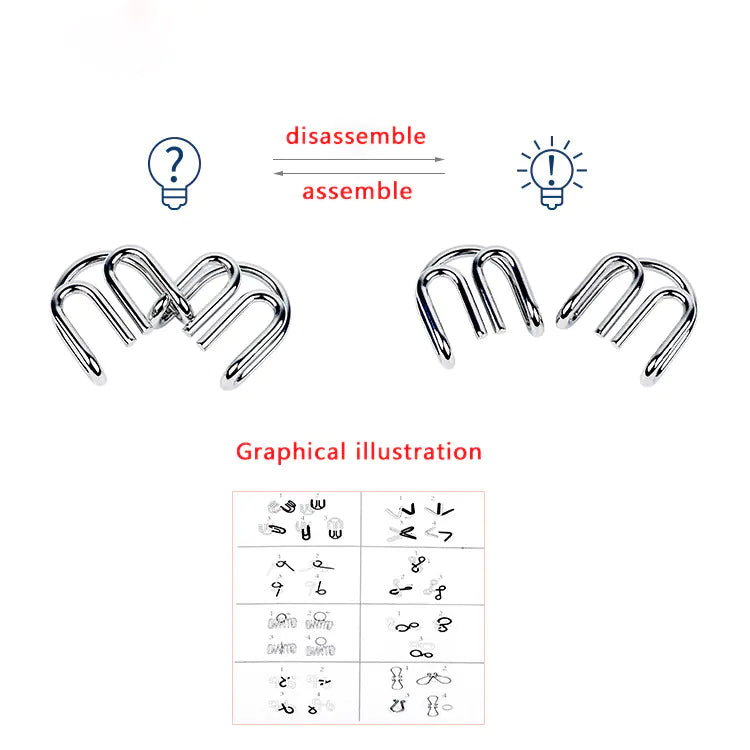 Quebra-Cabeça dos Nove Anéis Intelectuais