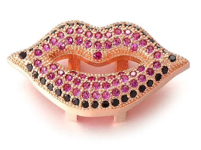 Colored Stones Lips Charm WEM Support (www.WEM.support)