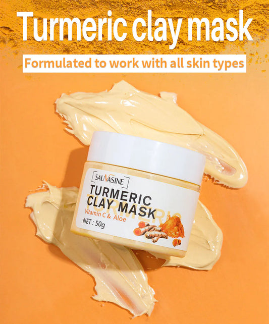 Turmeric Clay Mask Hydrating Moisturizing WEM Support (www.WEM.support)
