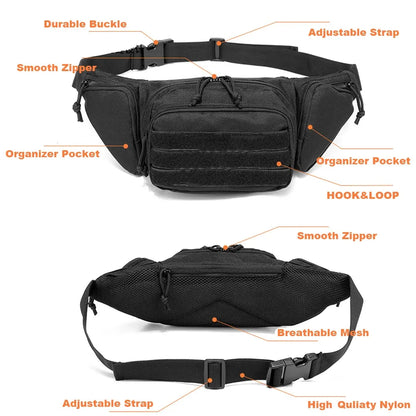 New Outdoor Tactical Multifunctional Storage Belt Bag