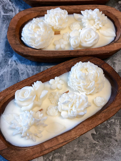 Botanical Garden Scented Dough Bowl Candle WEM Support (www.WEM.support)