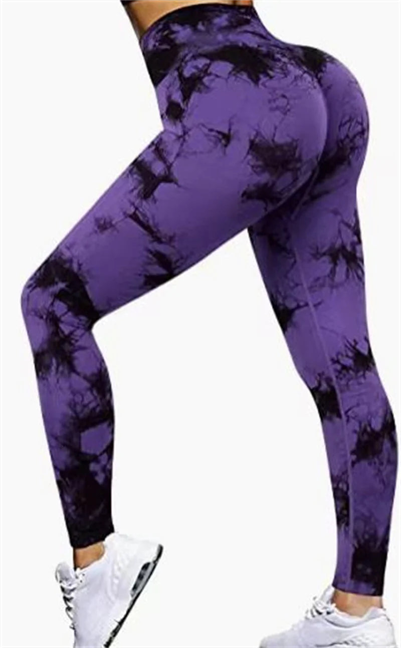 Tie Dye Printed Leggings WEM Support (www.WEM.support)