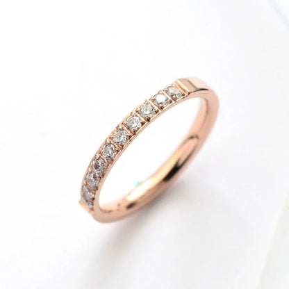 Rose Gold Crystal Rings WEM Support (www.WEM.support)
