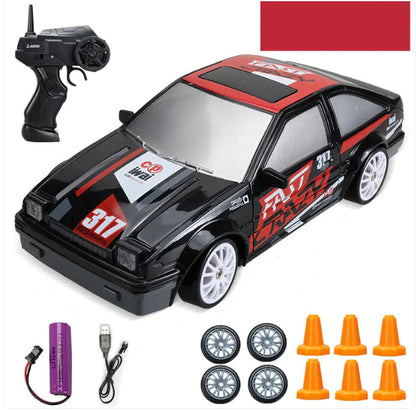 Huangbo 4WD Remote Control Car RC Drift Car Electric Charging Toy WEM Support (www.WEM.support)