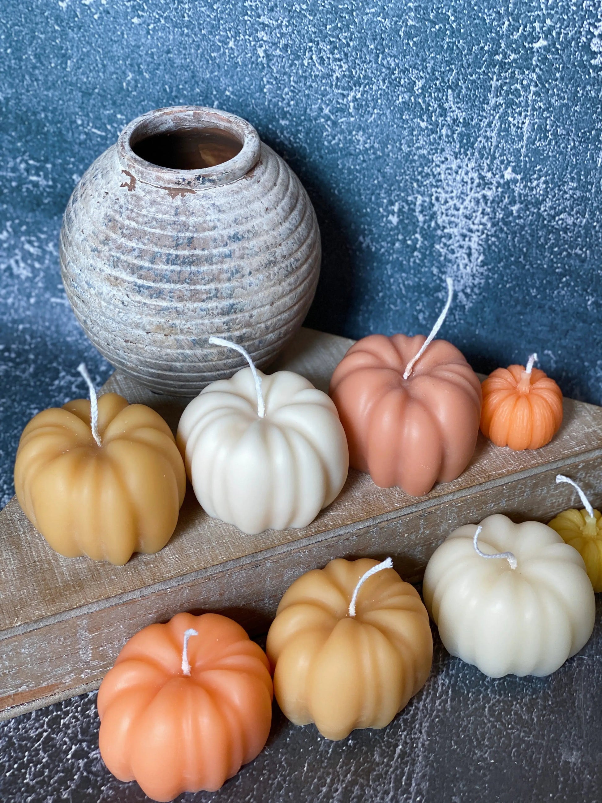 Autumn Pumpkin Handmade Soy Wax Candle WEM Support (www.WEM.support)