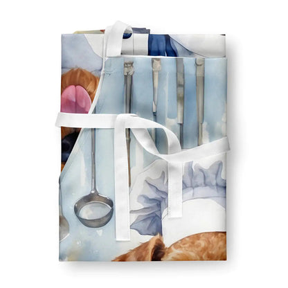 Airedale Terrier The Chef Apron WEM Support (www.WEM.support)