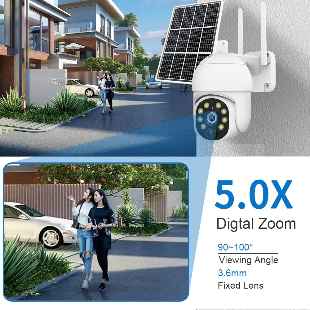 4G Solar Surveillance Camera Waterproof WEM Support (www.WEM.support)