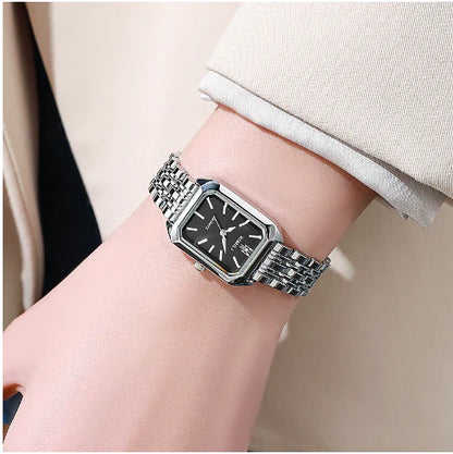 Women's Square Steel Strap Watch